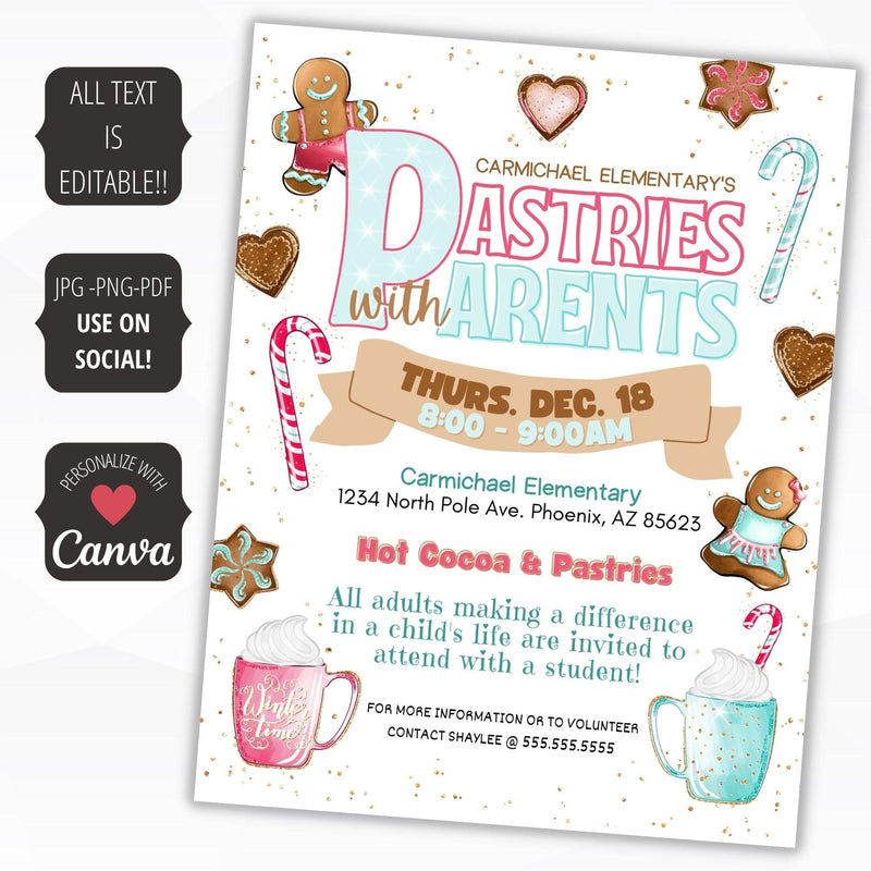 pastries with parents family night ideas