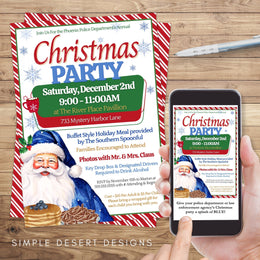 Bryan police department blue christmas