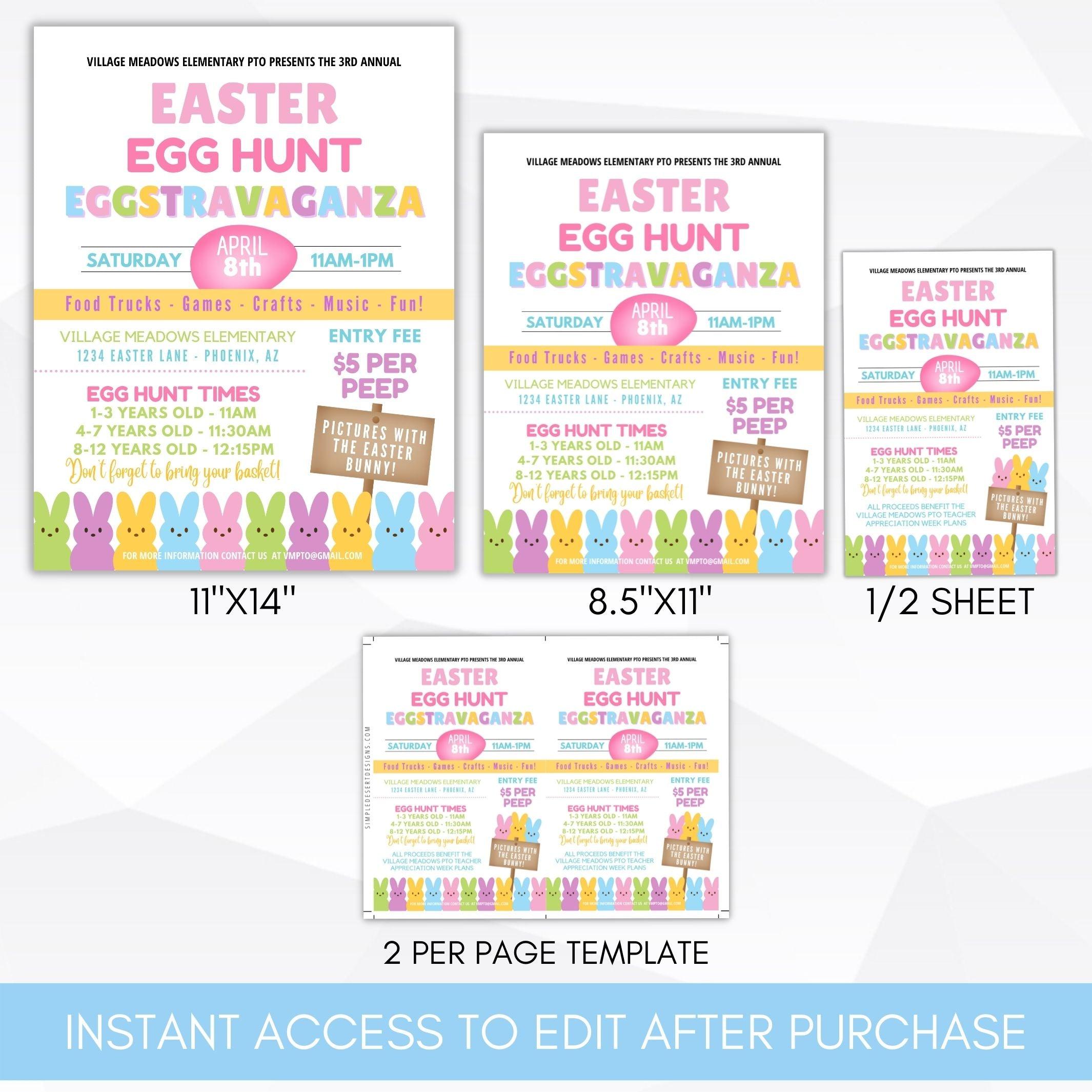 church egg hunt fundraiser ideas