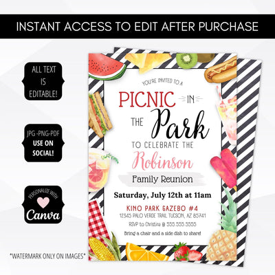 picnic invitation template