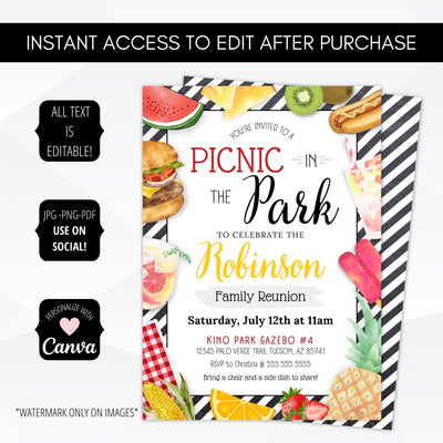 backyard barbeque invitations