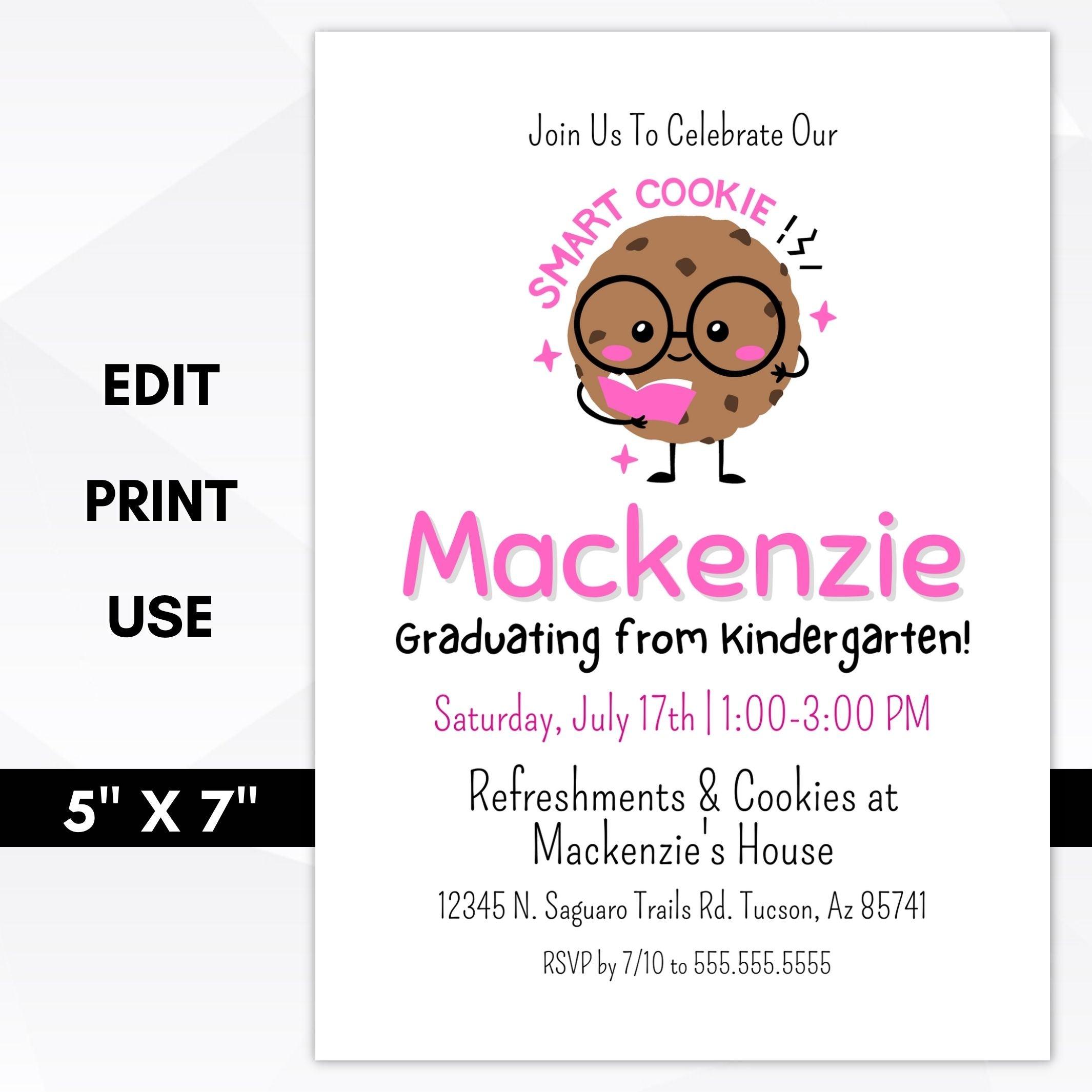 kindergarten graduation invite