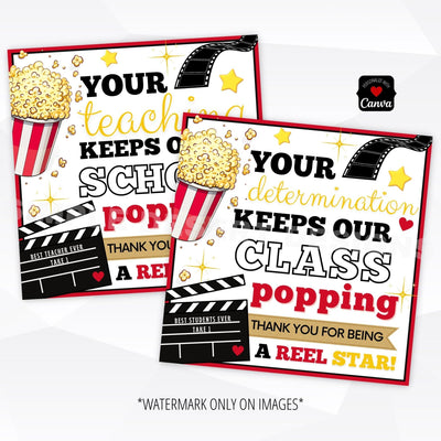 Popcorn theme appreciation week tags
