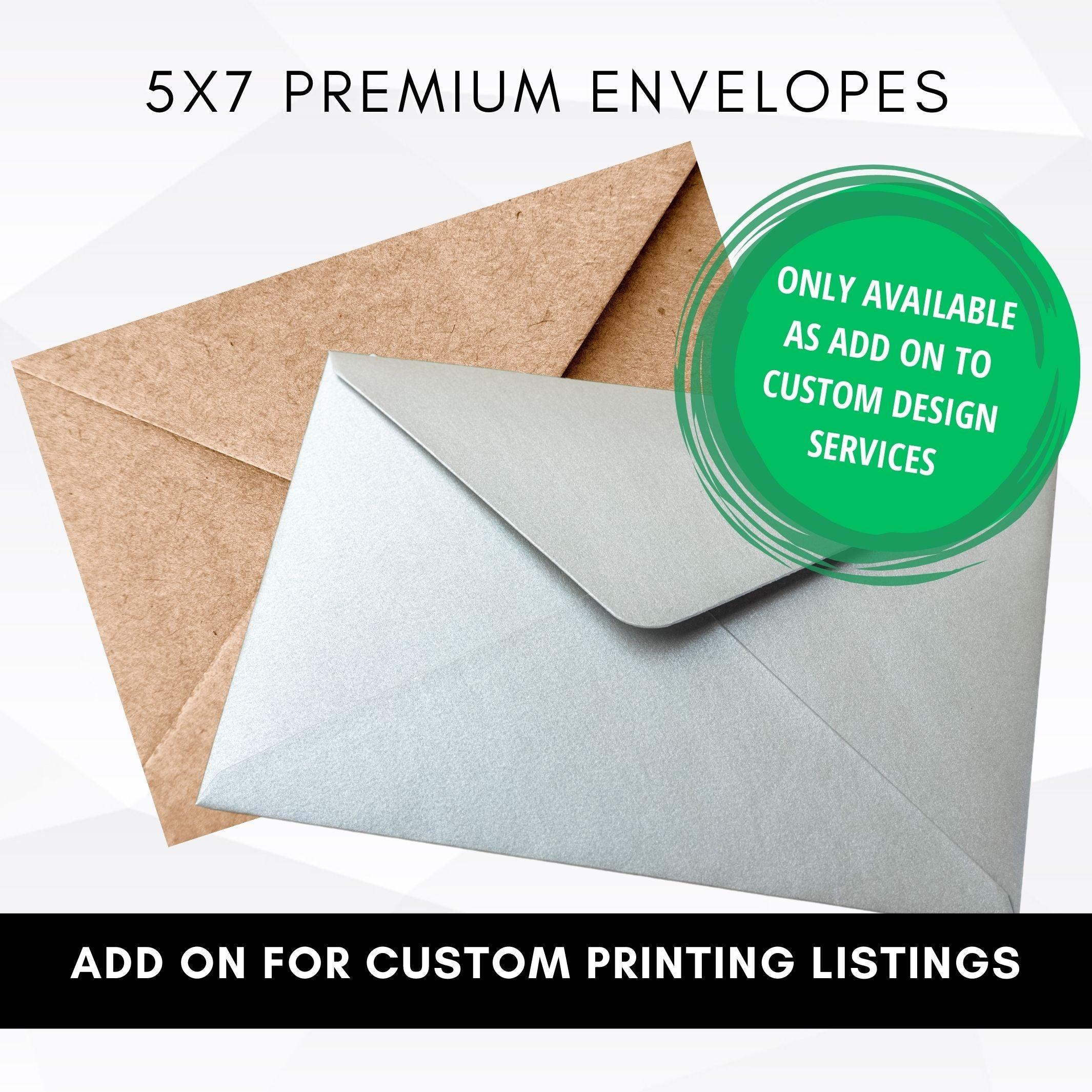 Premium Envelope Add On – Simple Desert Designs