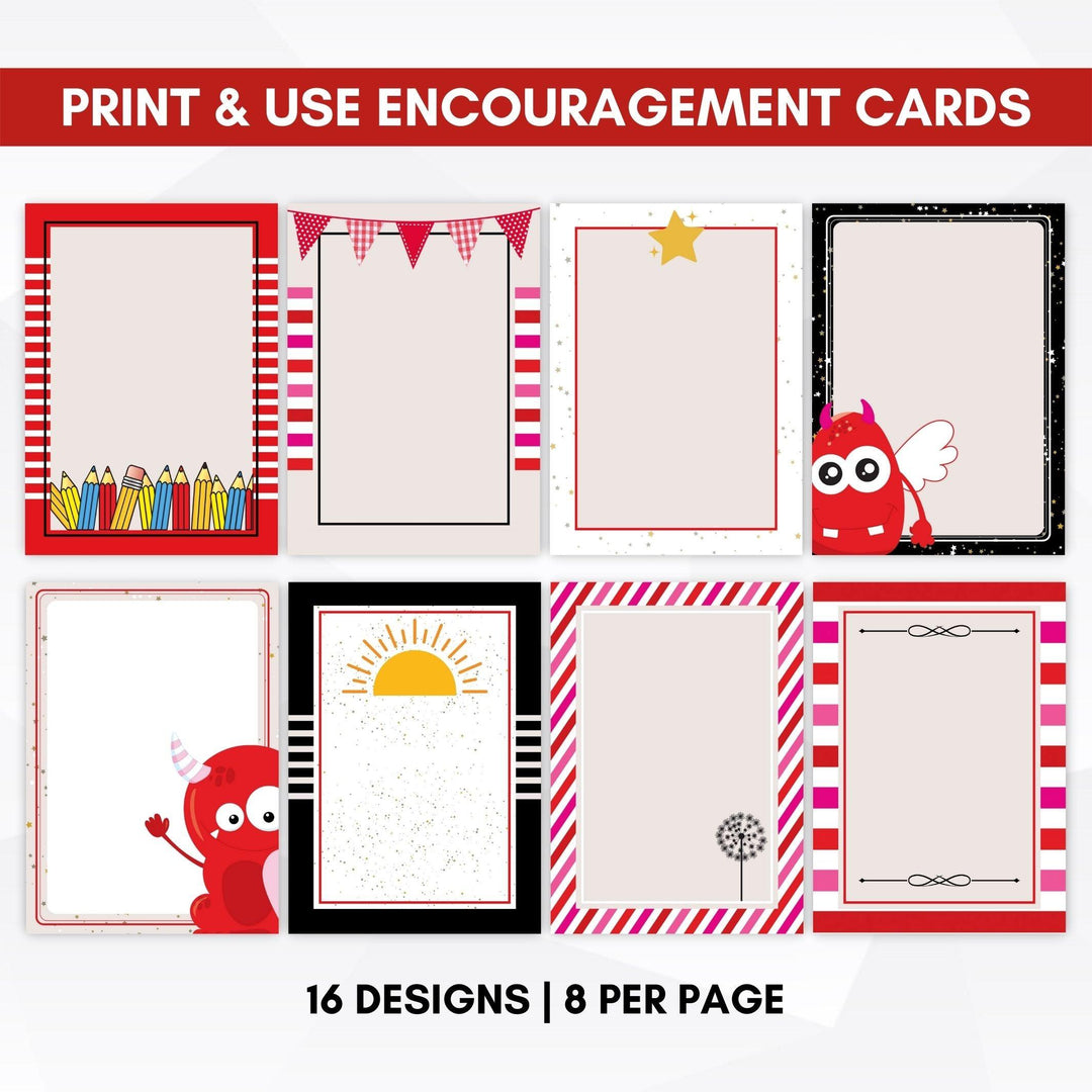 Printable Inspiring Pride Notes for Teens – Simple Desert Designs