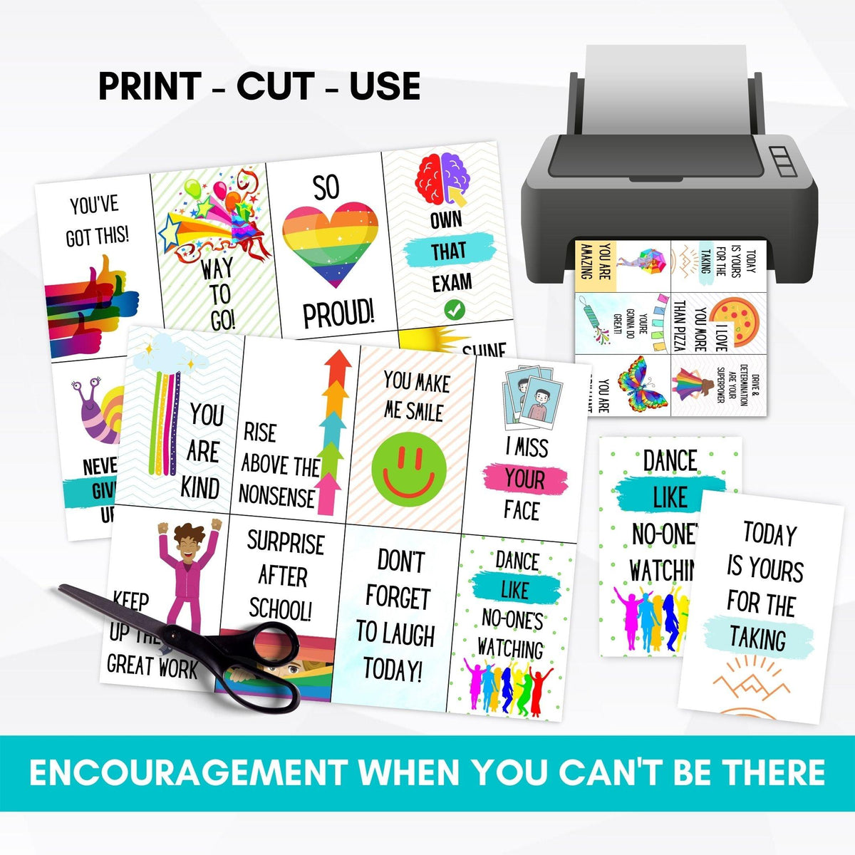 Printable Encouragement Notes for Kids - Simple Desert Designs