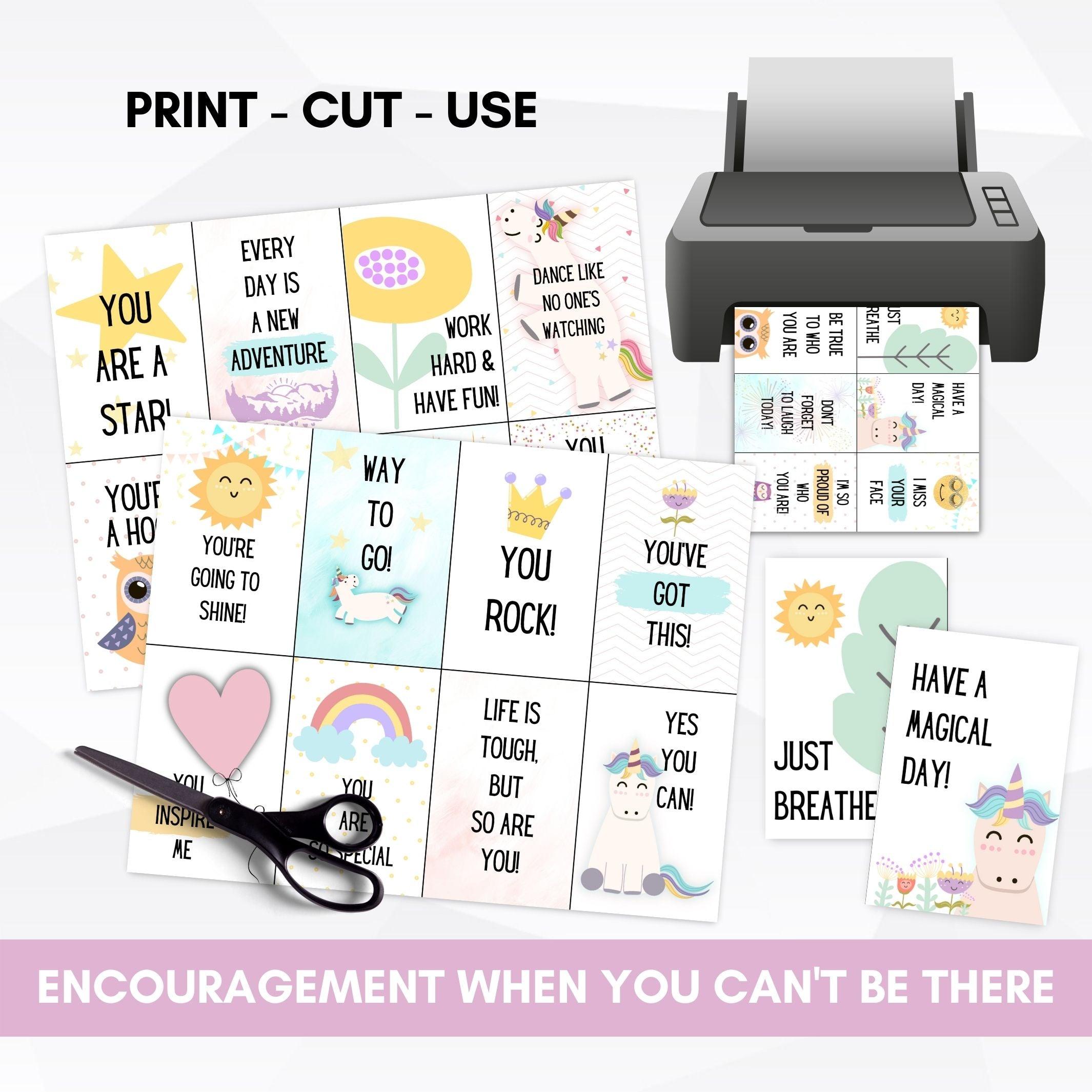 printable lunchbox notes
