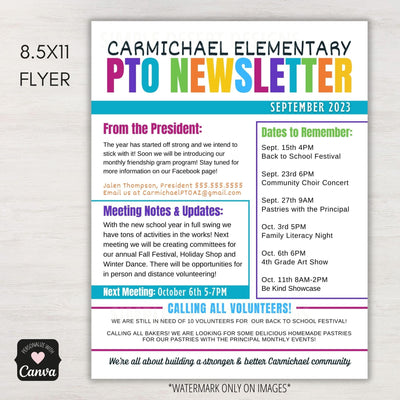 newsletter template