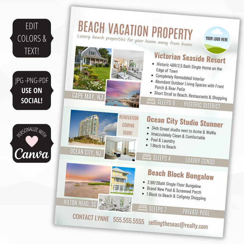 rental property brochure template