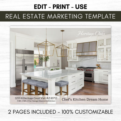 real estate listing brochure