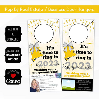 january pop bys door hanger set