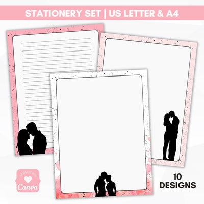 romantic  stationery journal paper lined and unlined