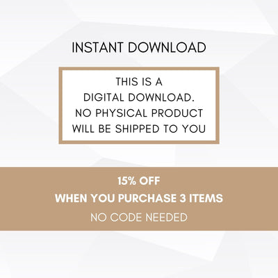 custom printable save the date card