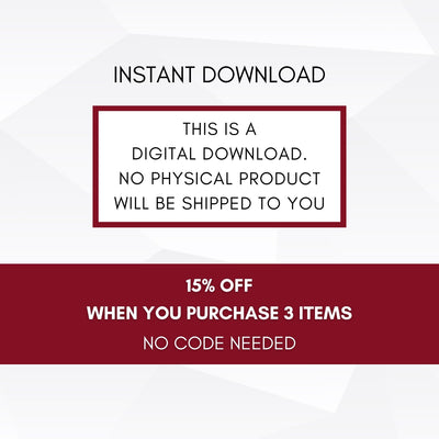 save 15 percent when you buy 3 or more items today