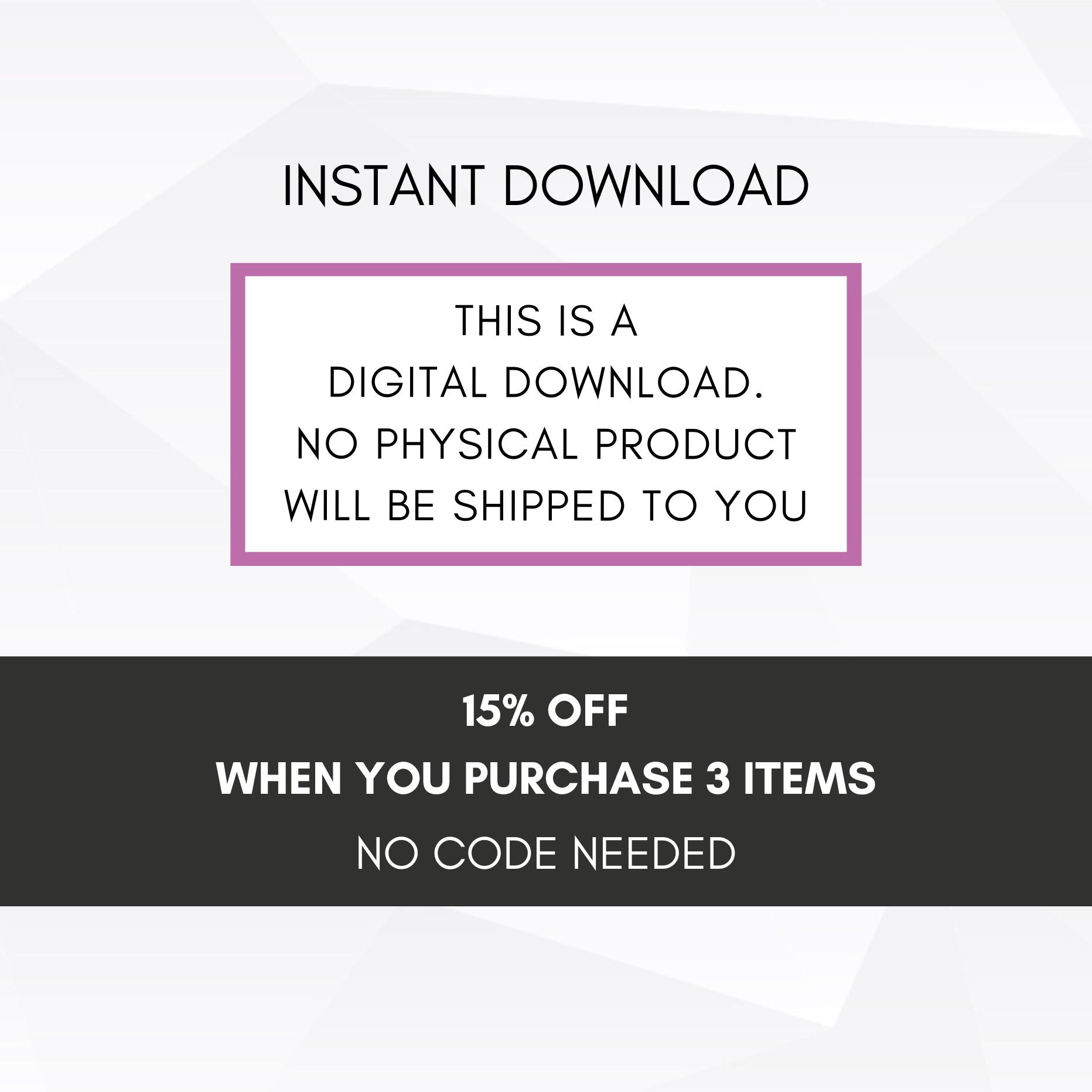 save when you purchase 3 or more items at checkout