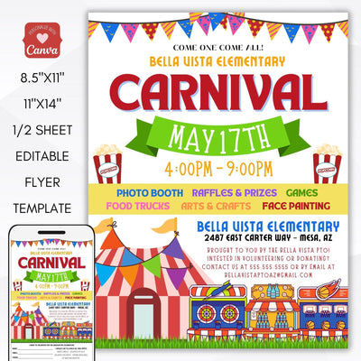 carnival poster template