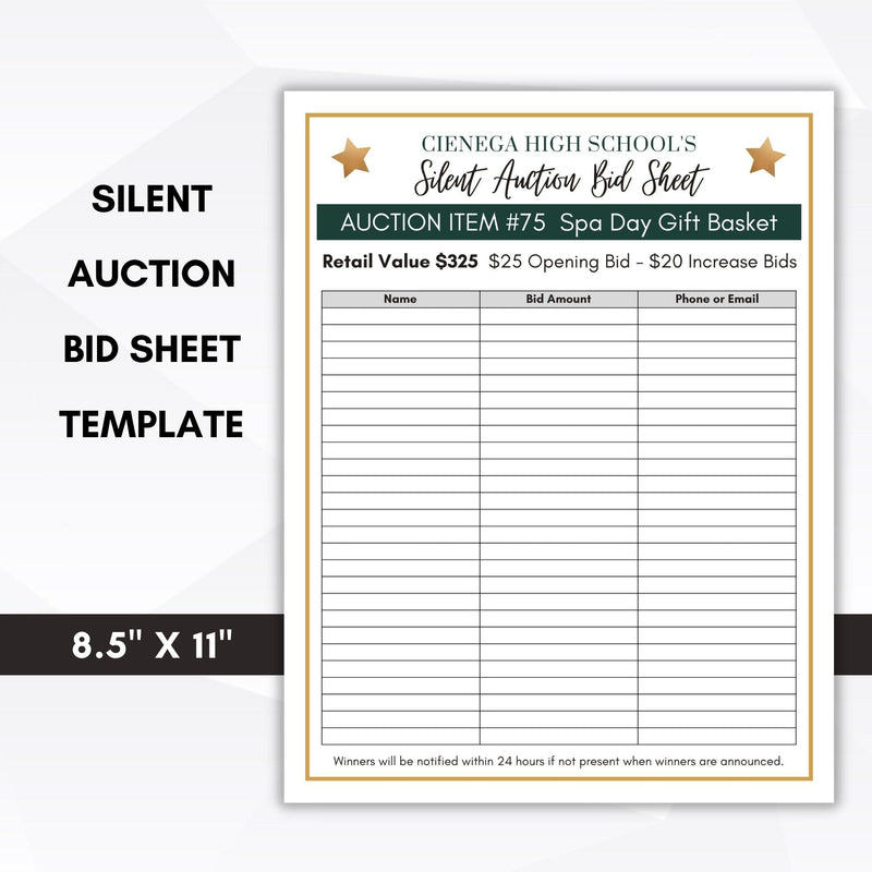Silent Auction Pro - Online Bidding Detail Page