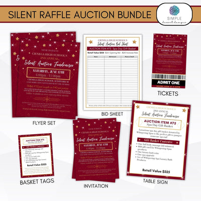 Silent auction fundraiser bundle