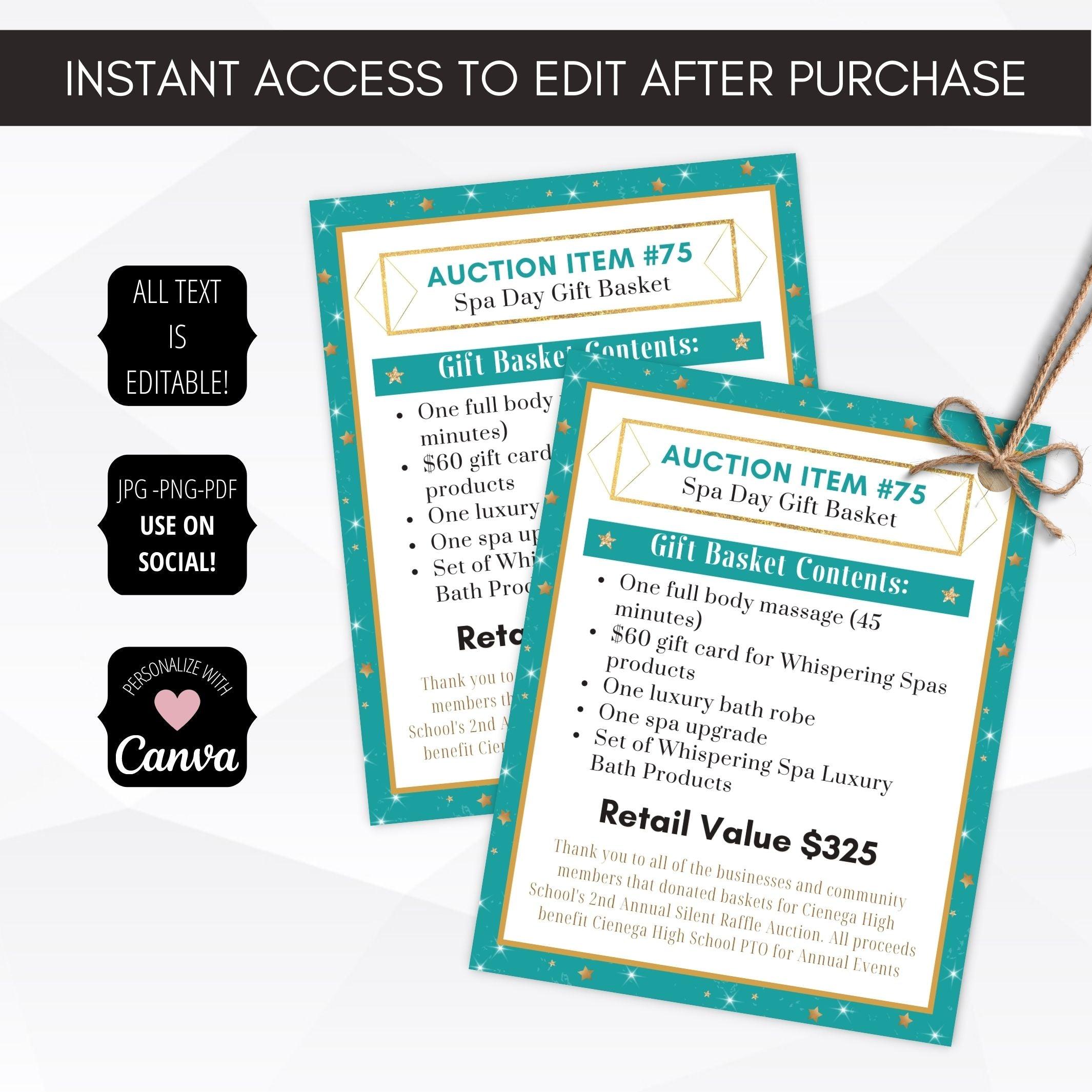 fundraising events tags