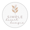 elegant minimalist logo for simple desert designs with calming aesthetics in earthy muted pastels