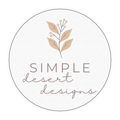 elegant minimalist logo for simple desert designs with calming aesthetics in earthy muted pastels
