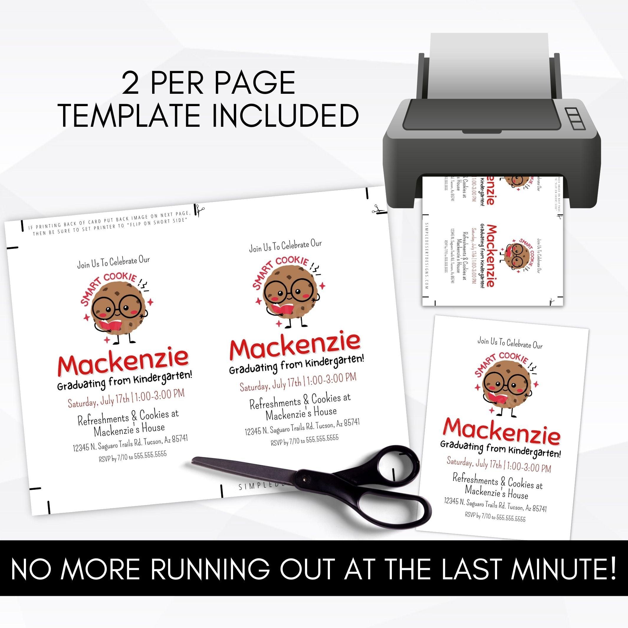 kindergarten graduation invitations