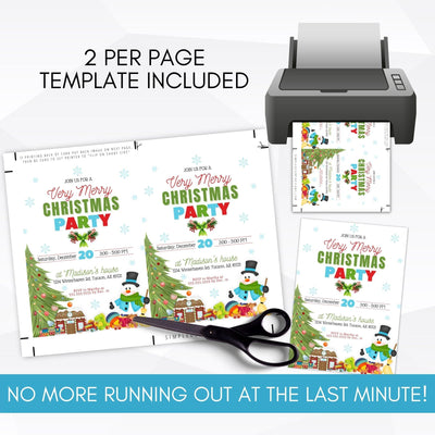 office christmas party invitation