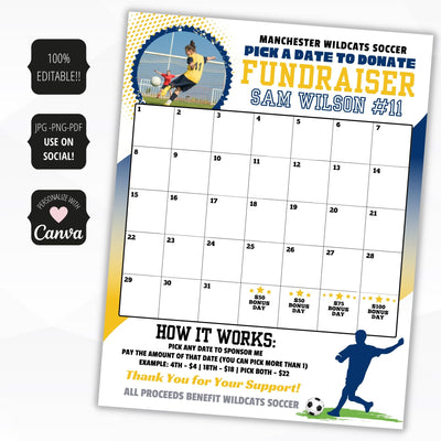 custom calendar fundraisers