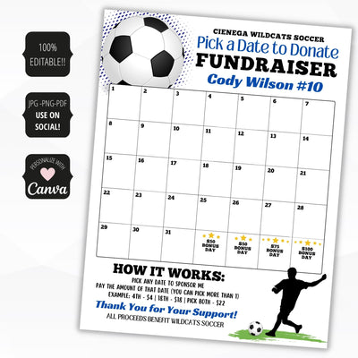 soccer fundraising idea