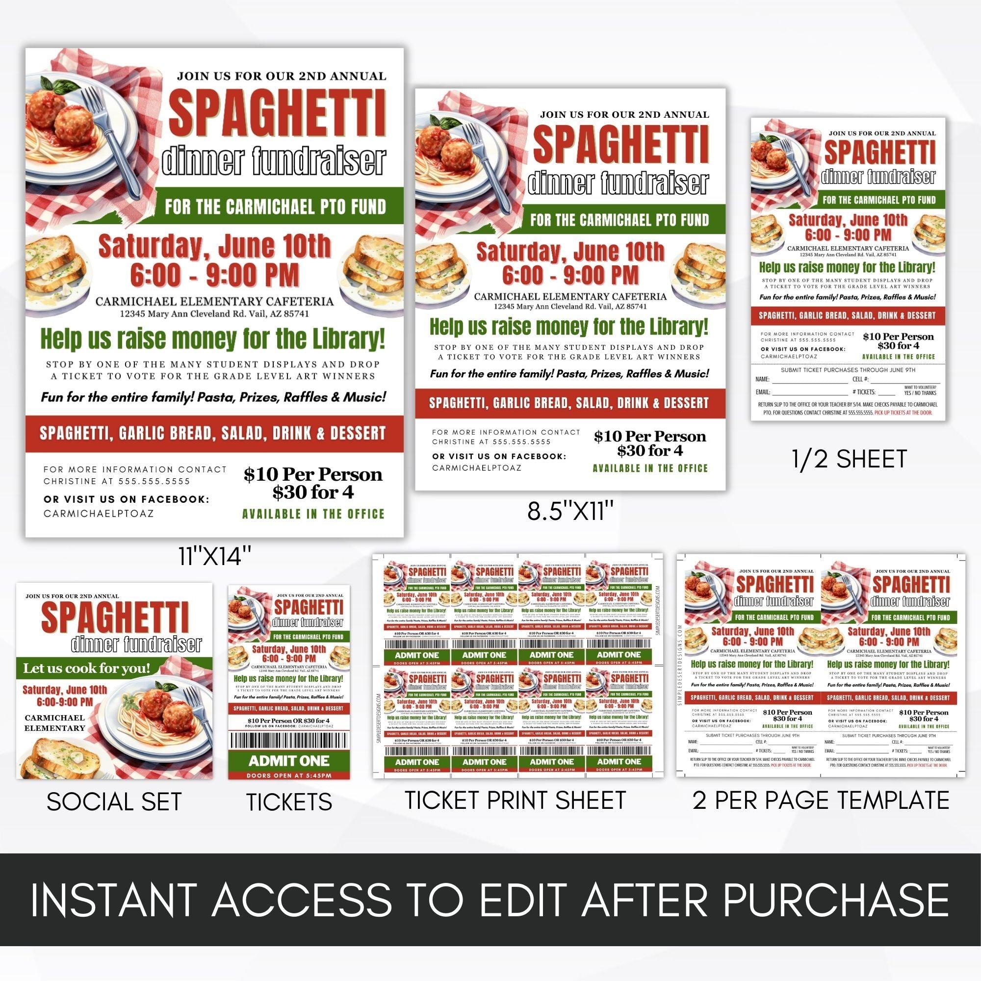 dinner fundraising ideas