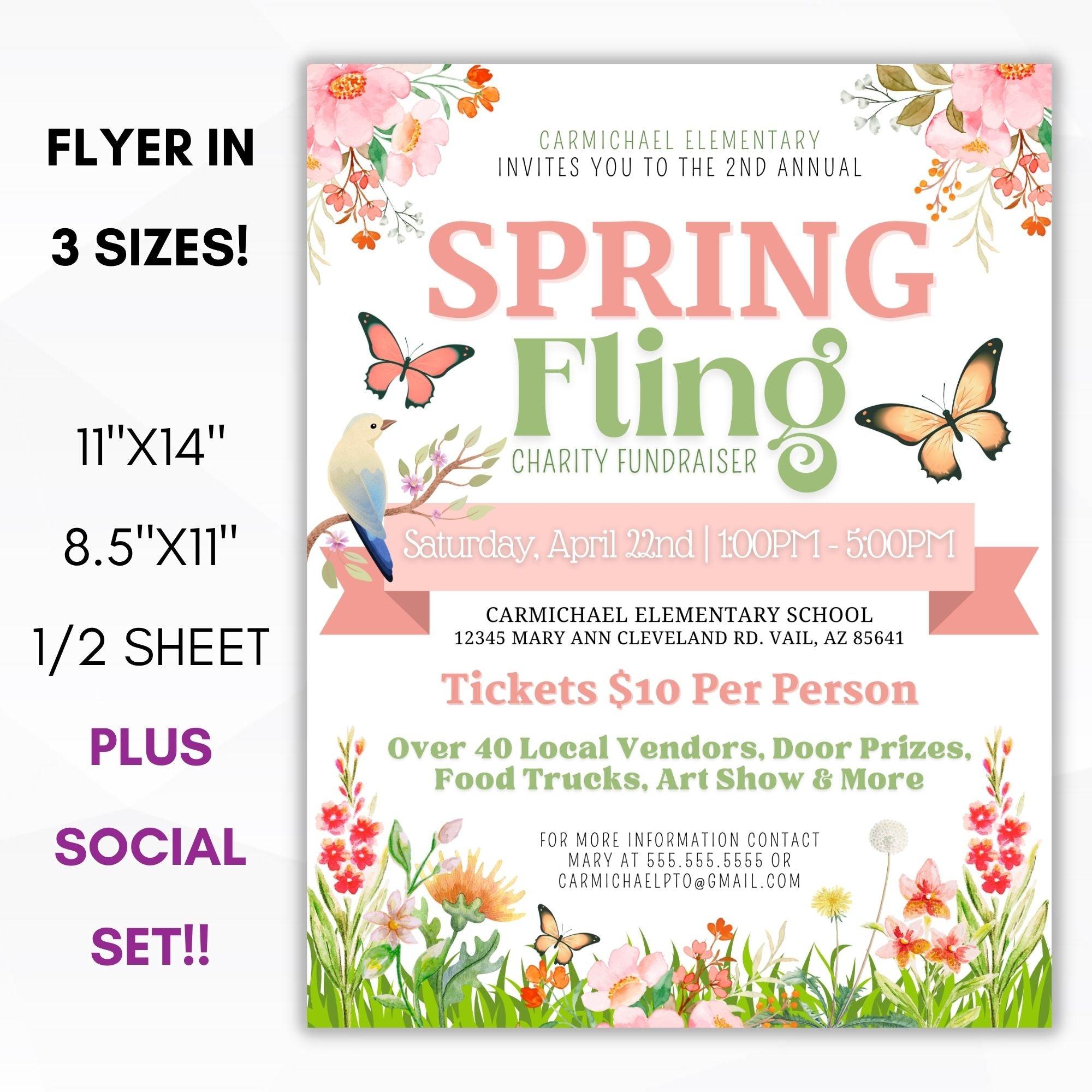charity fundraiser ideas spring