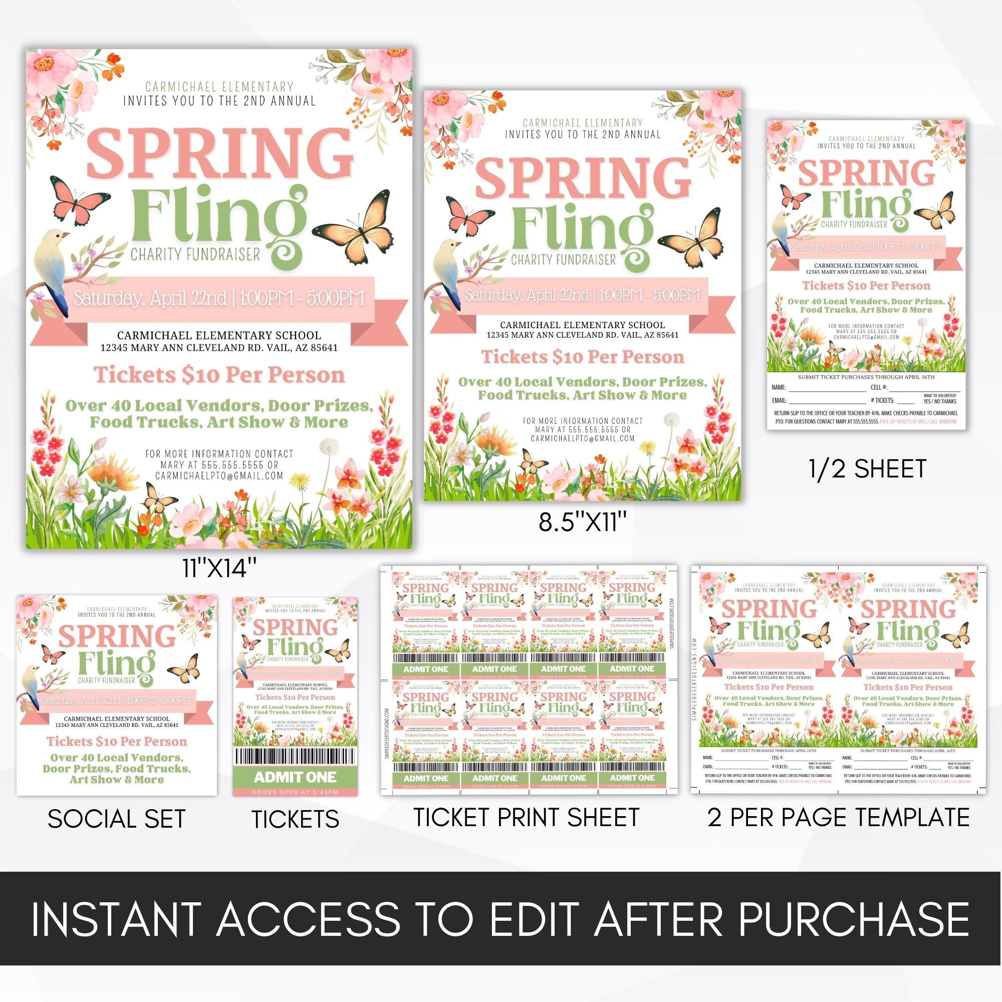 charity gala fundraiser theme floral