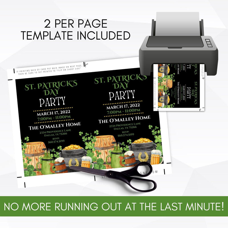 editable printable st patrick&