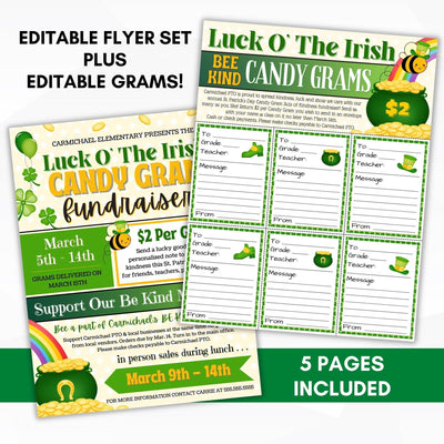 St. Patrick's Day candy gram fundraiser