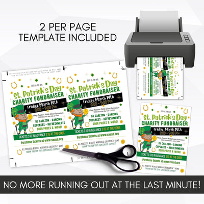 editable st patricks day invitation template