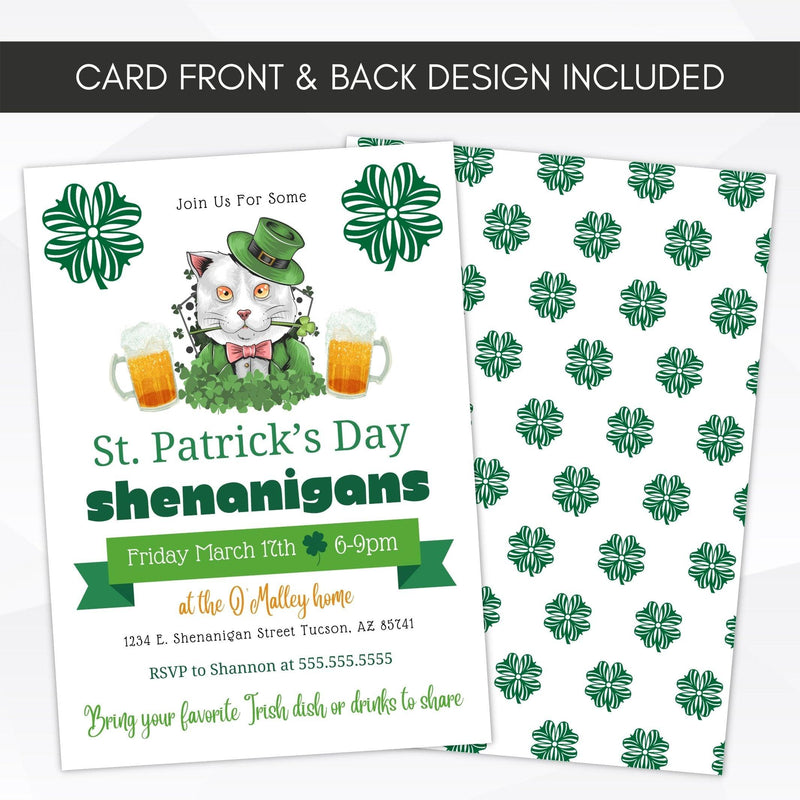 funny st patricks party invite