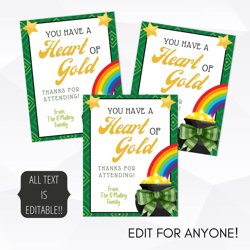 St. Patricks Day gift tags