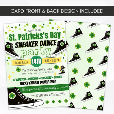 unique st patricks day sneaker dance party