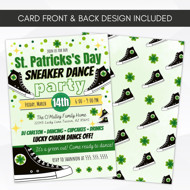 unique st patricks day sneaker dance party