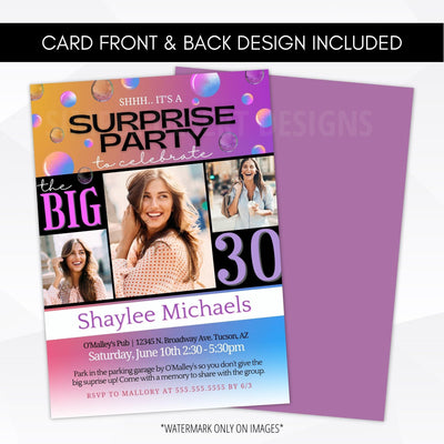 surprise birthday party ideas for her
