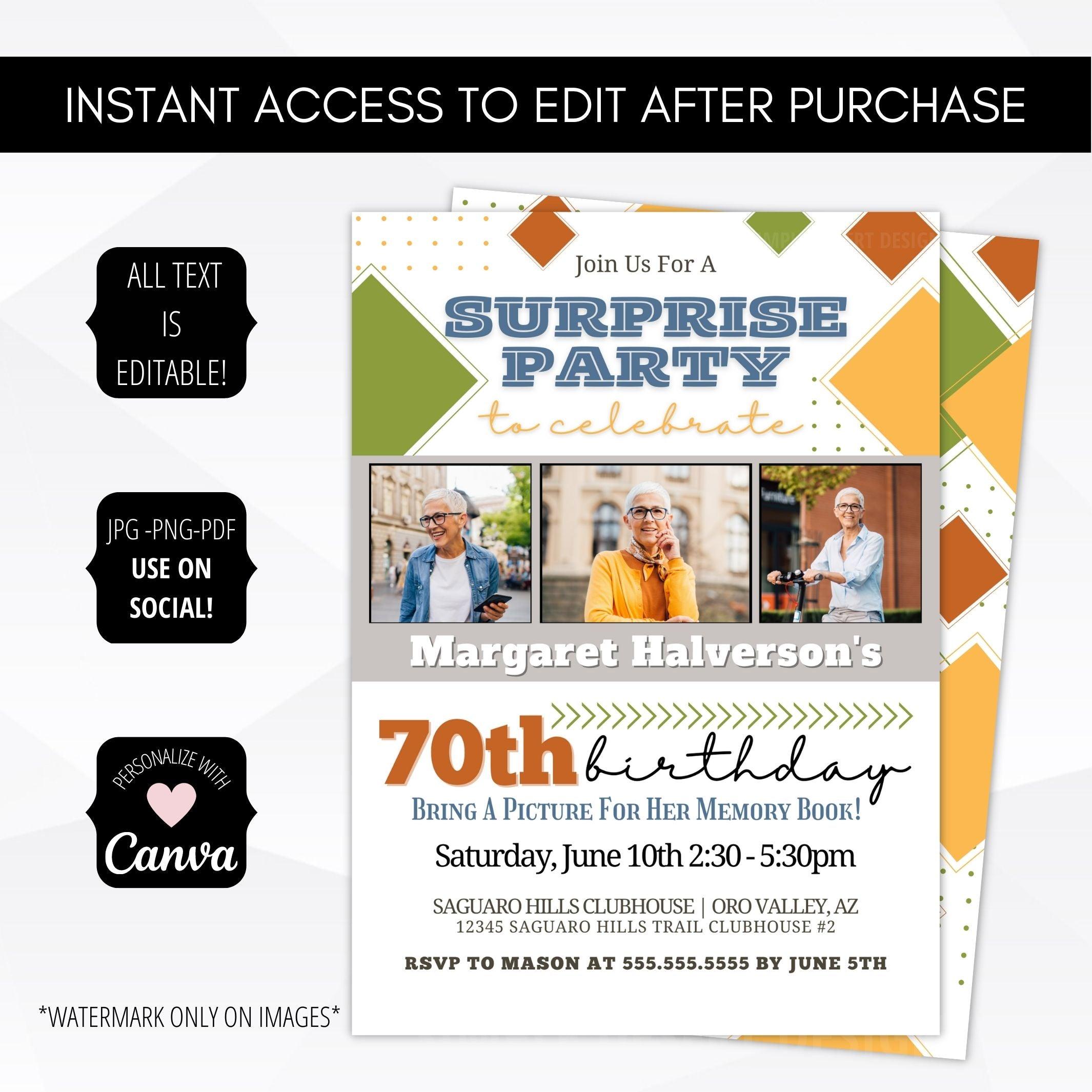 surprise birthday party ideas for adults