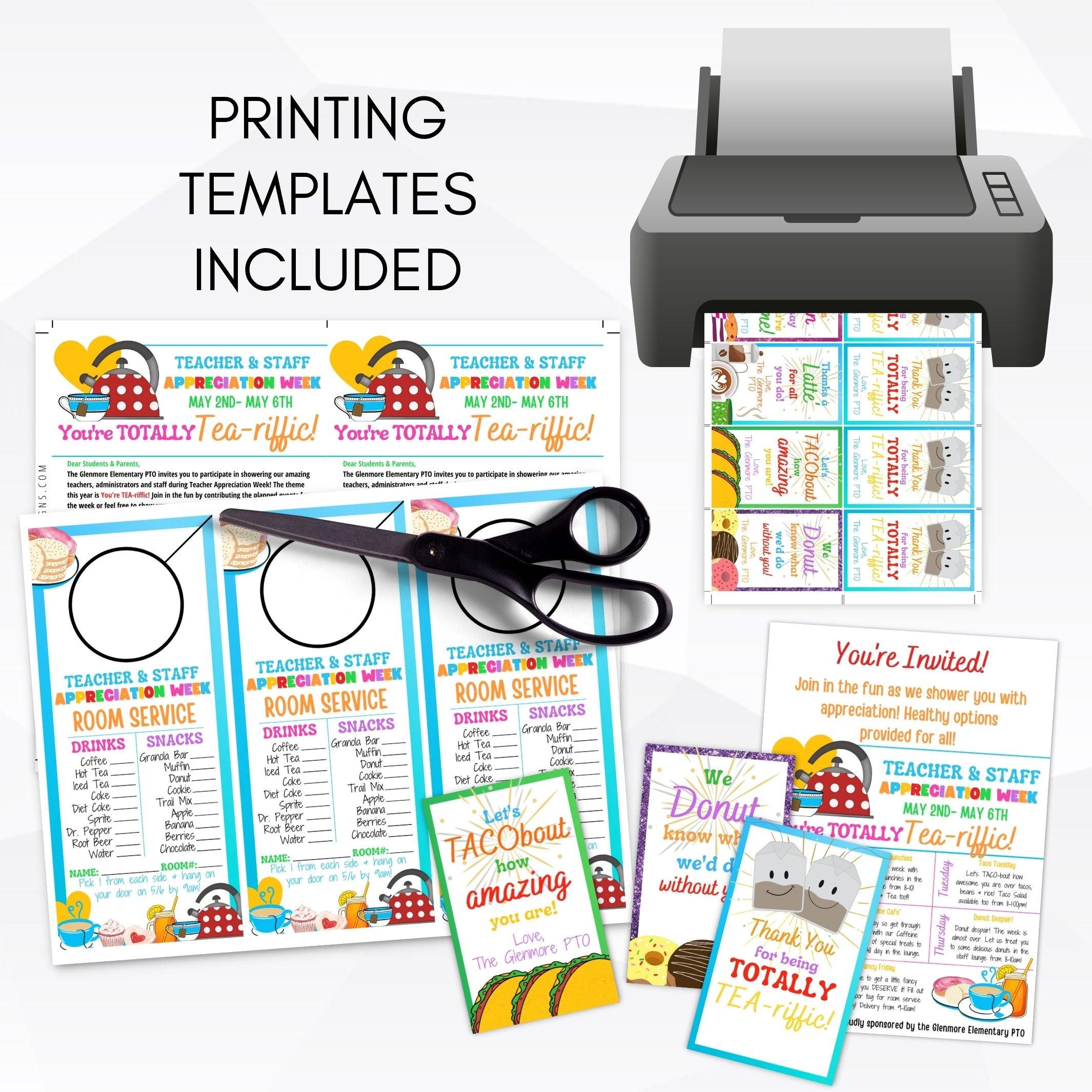 employee appreciation week templates