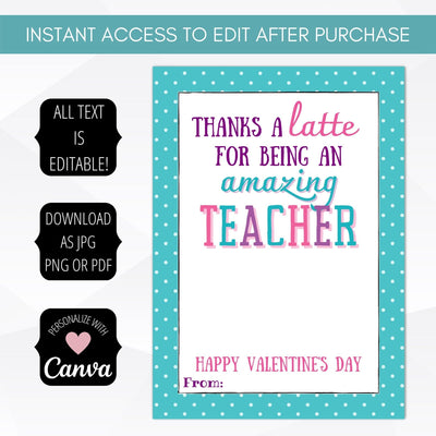 last day of school teacher appreciation gift card holder