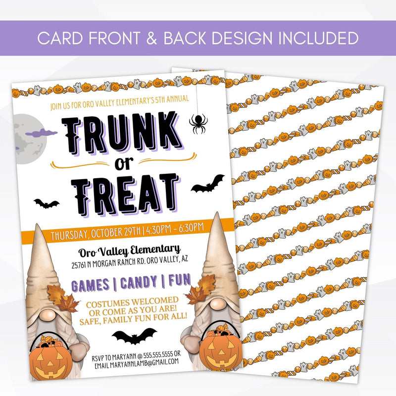 printable fall party invitation