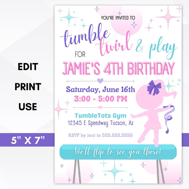 tumble birthday party