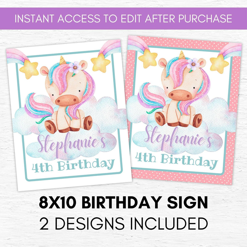 Cute kids birthday party invite