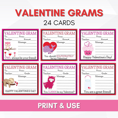 Valentine's Day Candy Gram Flyer
