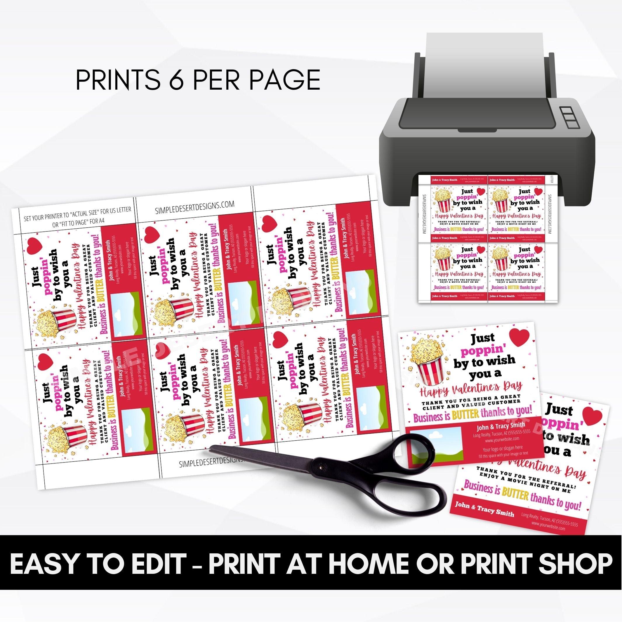 Valentine's Day Realtor Pop Bys