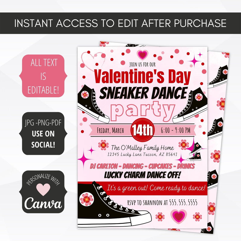 valentines day party invite for kids