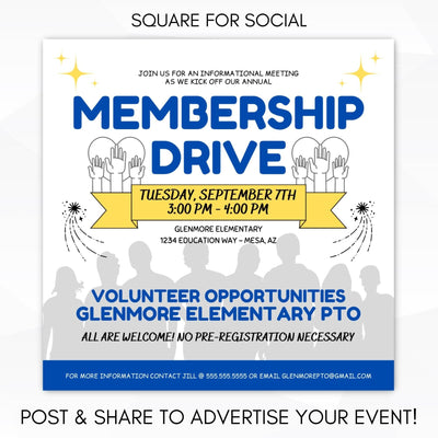 recruit volunteers for your volunteer organization with membership drive volunteer recruitment signs